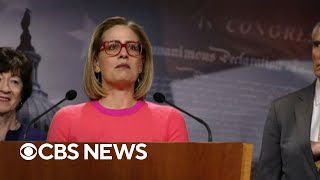 Democrats remain confident in Senate majority despite Sen Kyrsten Sinema leaving party [upl. by Belle]