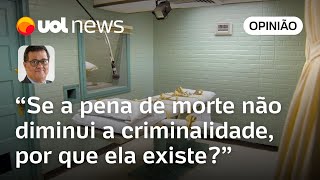 EUA executam homem por asfixia Pena de morte existe só como vingança é um atraso diz Tales [upl. by Bachman]