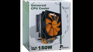 InterTech ARGUS SU260 The 20 cpu cooler review [upl. by Brita]