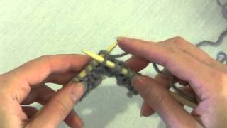 Knitting How to Rib English Style [upl. by Astiram577]