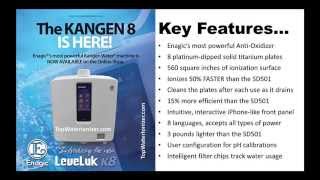 THE BEST WATER IONIZER  Review Enagic LeveLuk Kangen 8 K8  Alkaline Water Maker [upl. by Ellard462]