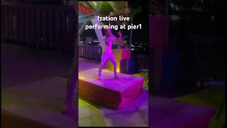 Ization live performing at pier1 dancehall reggae music [upl. by Nytsirk]