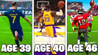 Scoring With The Oldest Player In Every Sport [upl. by Auqcinahs65]