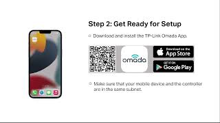 03 How to set up Omada Hardware Controller via Omada App [upl. by Lamdin]