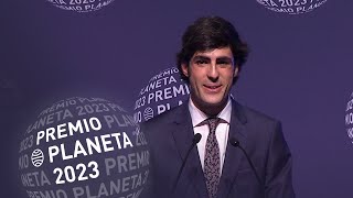 Alfonso Goizueta finalista del Premio Planeta 2023 con la novela quotLa sangre del padrequot [upl. by Jillian]