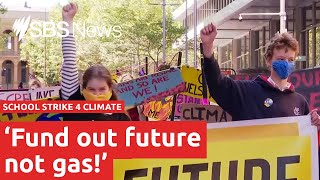 Climate protests Australian school students holding strike for climate I SBS News [upl. by Prisca154]