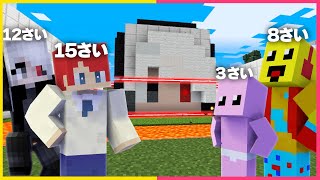 15さい vs 8さい 最強セキュリティハウス対決🔥【まいくら・マインクラフト】 [upl. by Li242]