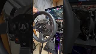 Thrustmaster calibration test button and shift clicks Over heat prevention rs300 gt7 simulator [upl. by Hgiel120]