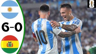 ARGENTINA vs BOLIVIA 60  RESUMEN  ELIMINATORIAS SUDAMERICANAS [upl. by Weisbart]