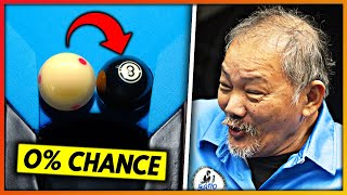 1 IN A MILLION MOMENTS In Pool Billiard HISTORY [upl. by Irrak135]