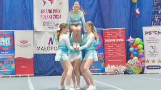 FRAGOLIN CHEERLEADERS CHEER  GROUP STUNT ALL GIRL  YOUTH  Kraków 2024 [upl. by Leverett]