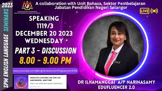 SPM 2023 11193 SPEAKING PART 3 DISCUSSION [upl. by Brittan]