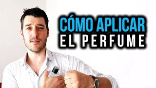 Cómo aplicarse el perfume para hombres [upl. by Wesla531]