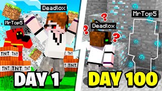 I Trolled Him For 100 Days In Minecraft [upl. by Sudnak]