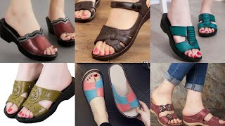 VERY SOFT AND COMFORTABLE FOOTWEAR COLLECTION FOR LADIES [upl. by Alaham790]