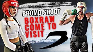 Promotional Boxing Shoot with Boxraw  Boxing Training [upl. by Lune]