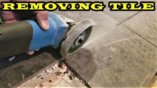 How to remove Ceramic amp Stone Tiles for Repair or Demo purposes [upl. by Mcneil918]