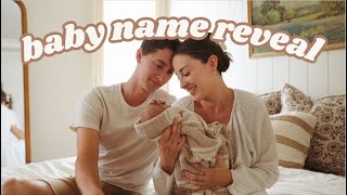 Official Name Reveal of Baby 4 and names we loved but didnt use [upl. by Aillij262]