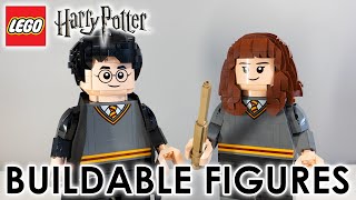 LEGO Harry Potter 2021 Harry Potter amp Hermione Granger Buildable Figures 76393 Review [upl. by Leak]