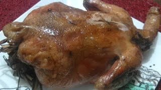 How to cook pinoy style oven roasted chicken [upl. by Asehr485]