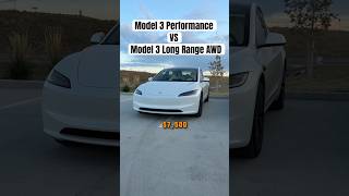 Is the Model 3 Performance Worth 7500 More Than AWD 🤔😳 [upl. by Noel]