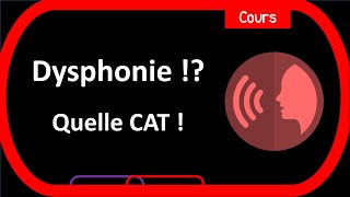 Dysphonie  tout savoir 🔍 sur ce trouble de la voix 🧐  Cours  ORL [upl. by Xuaegram818]