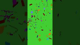 Confetti Green Screen Effect  HD  FREE DOWNLOAD [upl. by Abrahams]