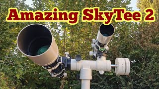 Amazing SkyTee 2 AltAzimuth Telescope Mount Lack Of Slow Motion Controls In Rowan Astronomy AZ 75 [upl. by Ellevart]