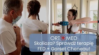 Leczenie skoliozy metodą FED z Gorsetem Cheneau  BIO Mariusz Czarnecki OrtoMed Bytom [upl. by Aisek]