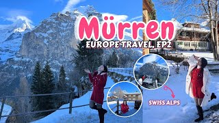 Best Breathtaking Views at Mürren Swiss  Travel Vlog  with Interlakens Sceneries by GoldenPass [upl. by Chandra280]