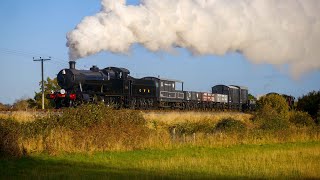 GWR 3850 Toddington to Cheltenham Goods Didbrook 271024 [upl. by Nymassej637]