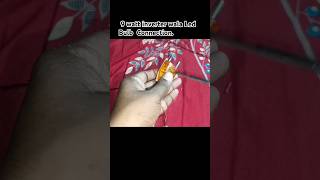 How to make Rechargeable inverter Led Bulb wire connectionshortselectronic led [upl. by Yeltnerb134]