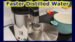 Make Distilled Water FASTER  HIGHER YIELD OUTPUT  DIY Fast Home Machine Water Distilling [upl. by Cardew]