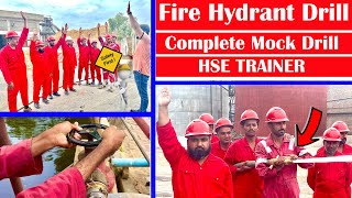 Fire Hydrant Drill  HSE TRAINER [upl. by Lasley]