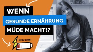 Typische quotgesundequot Ernährungstipps die zu chronischer Müdigkeit führen können  Ernährung nach TCM [upl. by Sawyer]