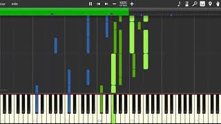 Chopin  Waltz Op 70 No 3 in D flat major Synthesia Tutorial [upl. by Aled]