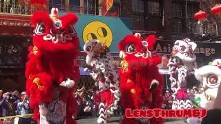 Leung White Crane Lion Dance Group Performance At San Francisco Chinatown Mid Autumn Festival 2023 [upl. by Rehpotisrhc379]