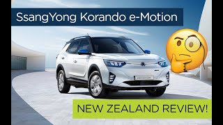 SsangYong Korando eMotion New Zealand drive amp review [upl. by Michal737]