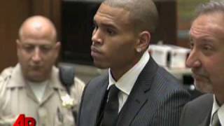 Chris Brown Sentenced in Rihanna Assault Case [upl. by Drofdeb]