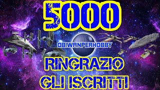 5000 ISCRITTI  RINGRAZIAMENTI PER IL TRAGUARDO RAGGIUNTO [upl. by Eioj]