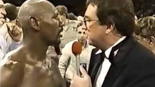 Hagler vs Leonard Pre and Post fight interviews [upl. by Arias]