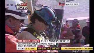 Chile Miners Rescue 22 Samuel Avalos Acuna [upl. by Pattin563]