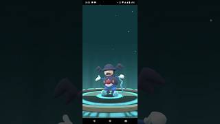 Mr mime evolution in Pokemon go pokemon shorts gaming gameplay short video [upl. by Nrek819]