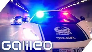 Im Ferrari auf GanovenJagd So tickt die Polizei weltweit  Galileo  ProSieben [upl. by Ylahtan338]