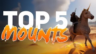 Top 5 Mounts in Assassins Creed Origins [upl. by Ahsienat]