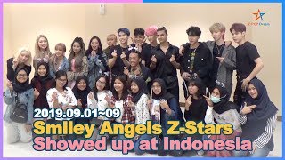 ZStars Smiley Angels ZStars Showed Up at Indonesia [upl. by Ahsilef]