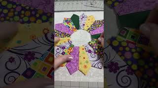 Making a Dresden Quilt Block quilting sewing [upl. by Larcher471]