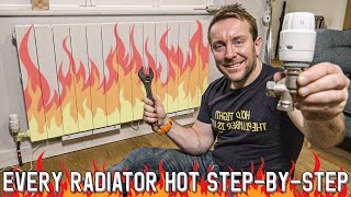 HOW TO GET EVERY RADIATOR HOT  AUTOMATIC BALANCING [upl. by Paugh347]