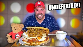 Undefeated 7lb quotFull Sodaquot Irish Breakfast Sandwich Challenge in Northern Ireland [upl. by Voleta]