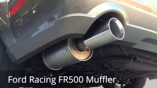 Ford Racing FR500 Muffler Installation—Before and After Sound [upl. by Glavin]